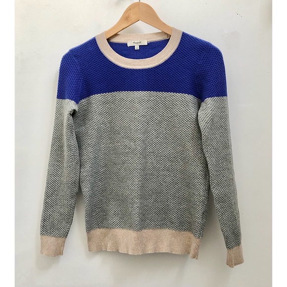 Madewell Colourblock Crewneck - Picture 1 of 3